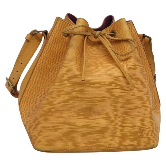 LOUIS VUITTON Epi Petit Noe Shoulder Bag Yellow M44109 LV Auth 131902 - Picture 1 of 14